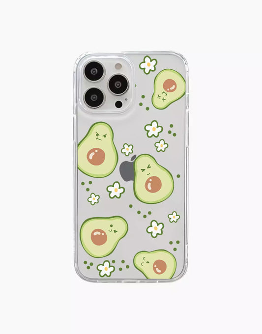 Cute Avocado kawaii iPhone Case - URBANLUSA