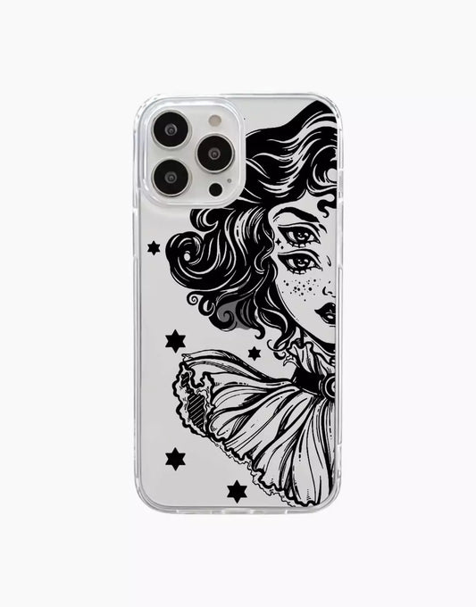 Coque iPhone esthétique gothique grunge sombre