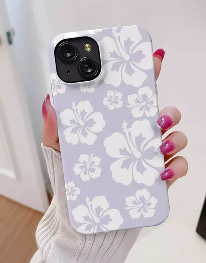 Aesthetic Hibiscus Hawaiian iPhone Case - URBANLUSA