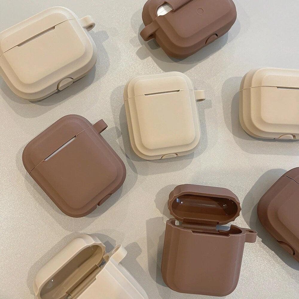 Simple Soft Matte Vintage Airpods Case, AirPods 3 Case, Cover Case For Apple AirPods1/2, Airpods Pro, AirPods 3, AirPods Pro Case Cover