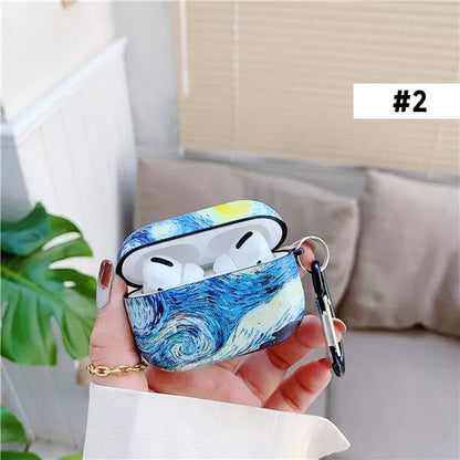 Vintage Van Gogh Art Airpods Case, AirPods 3 Case, Cover Case For Apple AirPods1 2, Airpods Pro, AirPods 3, AirPods Pro Case, Airpods Cover