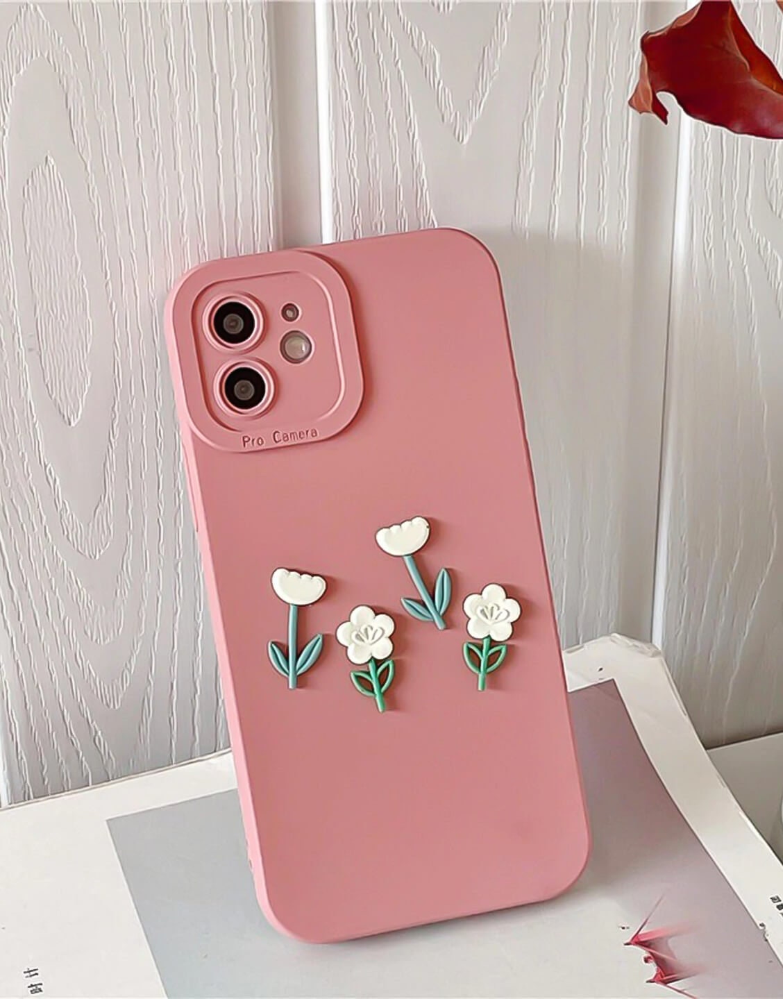 Cute 3D Flower Kawaii iPhone Case - URBANLUSA