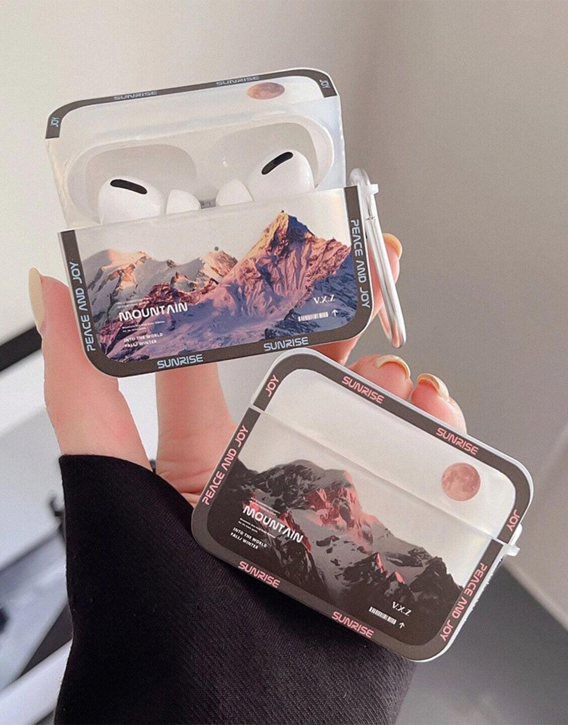 Retro Mount Scenery AirPods Case - URBANLUSA