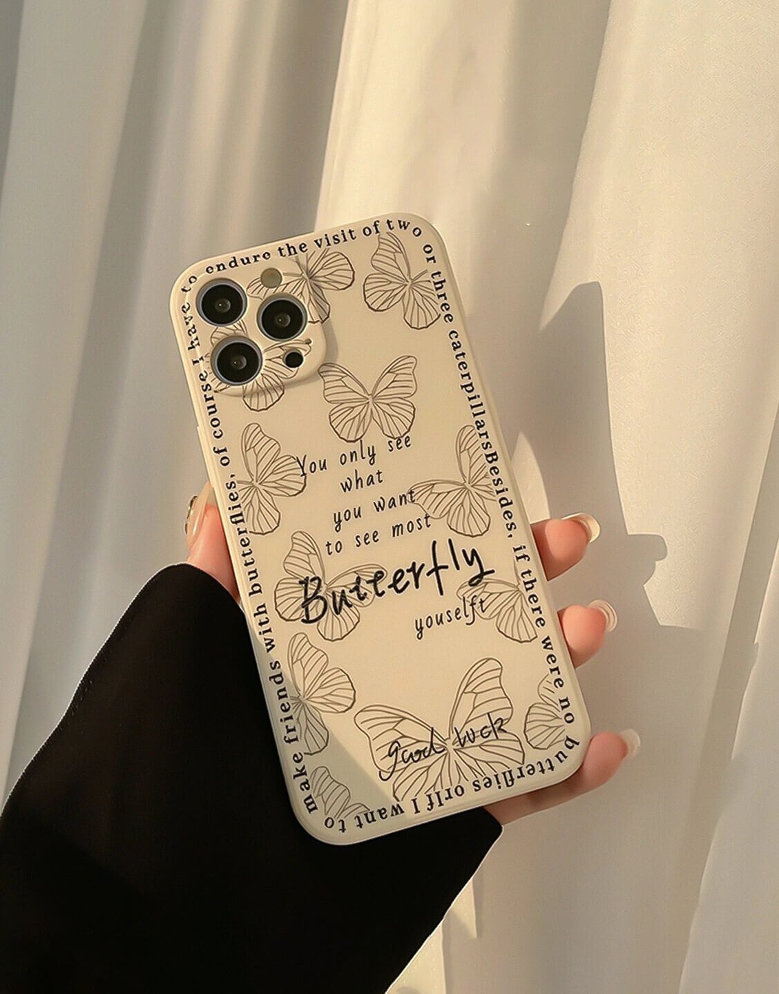 Aesthetic Vintage Butterfly Phone Case - URBANLUSA