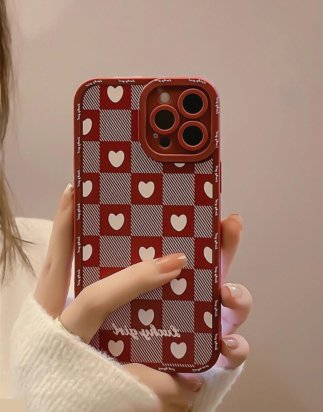 Valentine Red Heart iPhone Case - URBANLUSA