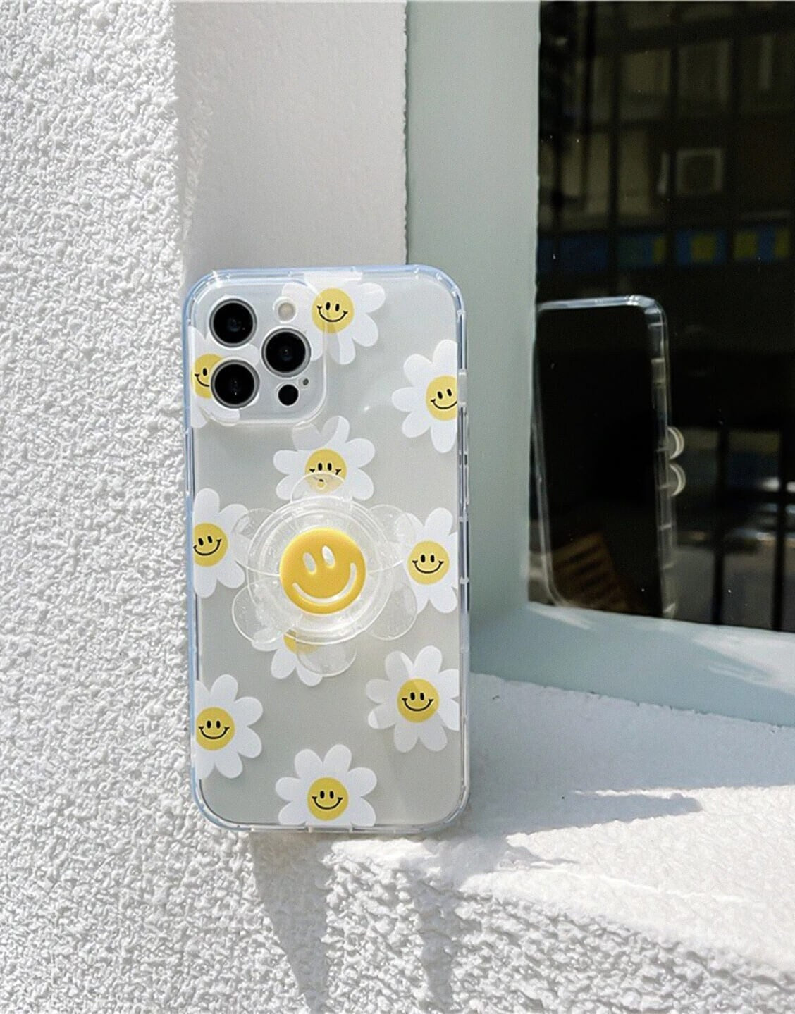 Cute Smile Sun Flower Aesthetic iPhone Case - URBANLUSA