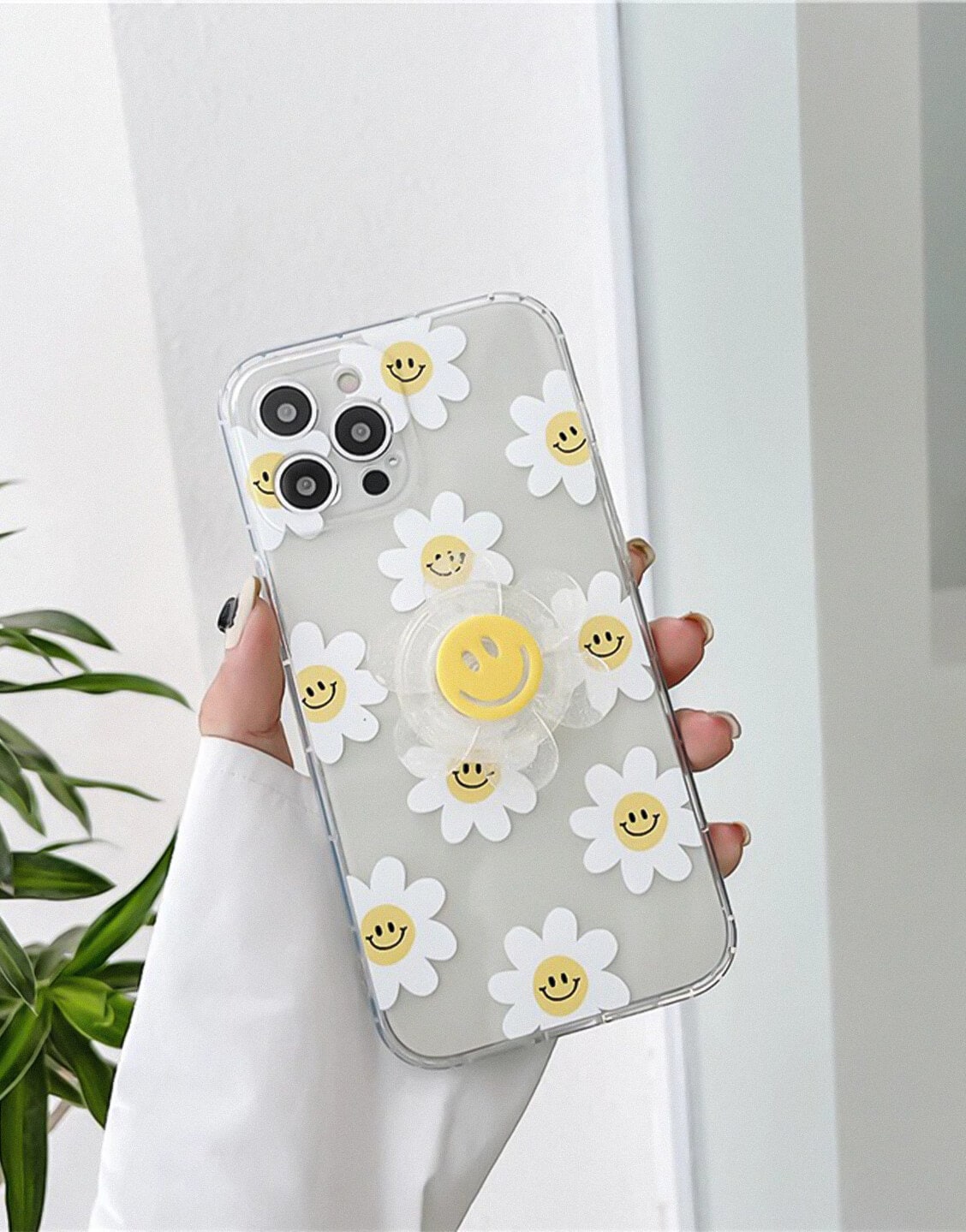 Cute Smile Sun Flower Aesthetic iPhone Case - URBANLUSA