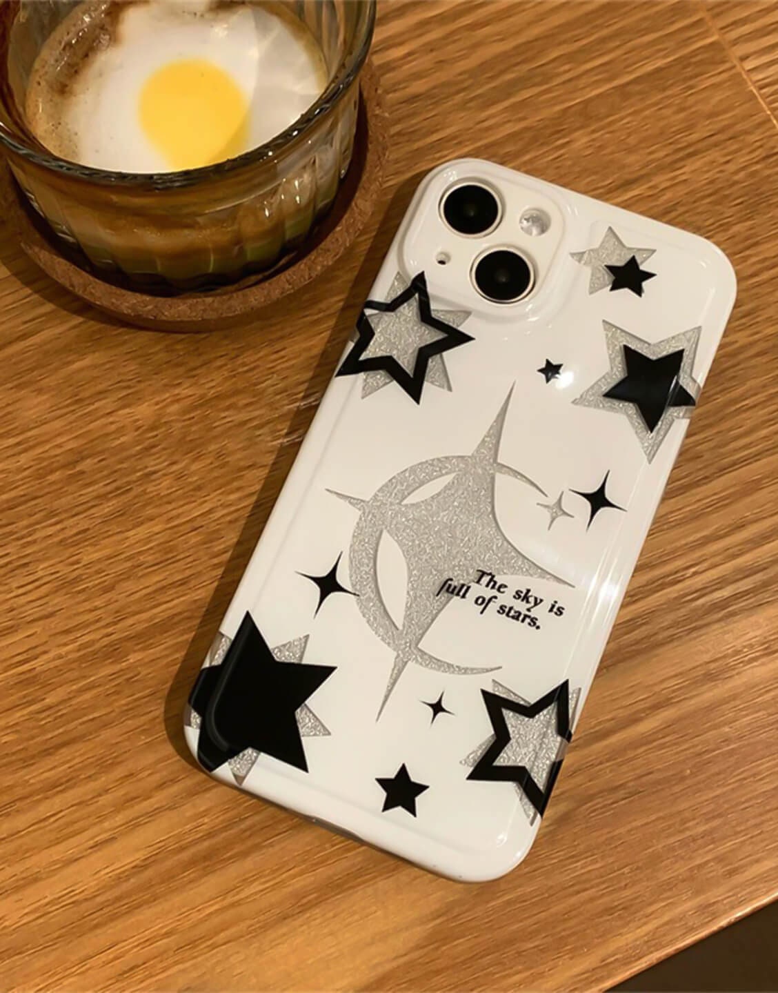 Y2k Aesthetic Glitter Star iPhone Case - URBANLUSA