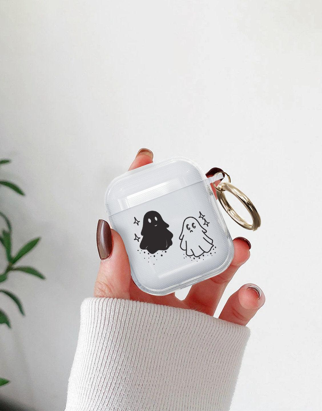 Funny Cute Halloween Ghost AirPods Case - URBANLUSA