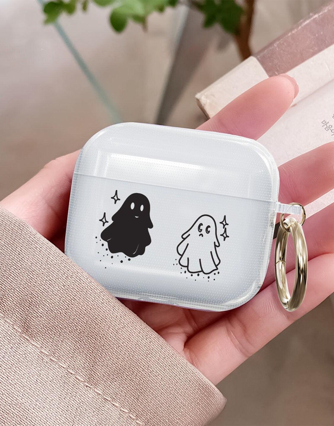 Funny Cute Halloween Ghost AirPods Case - URBANLUSA