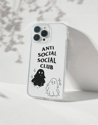 Anti Social Funny iPhone Case - URBANLUSA