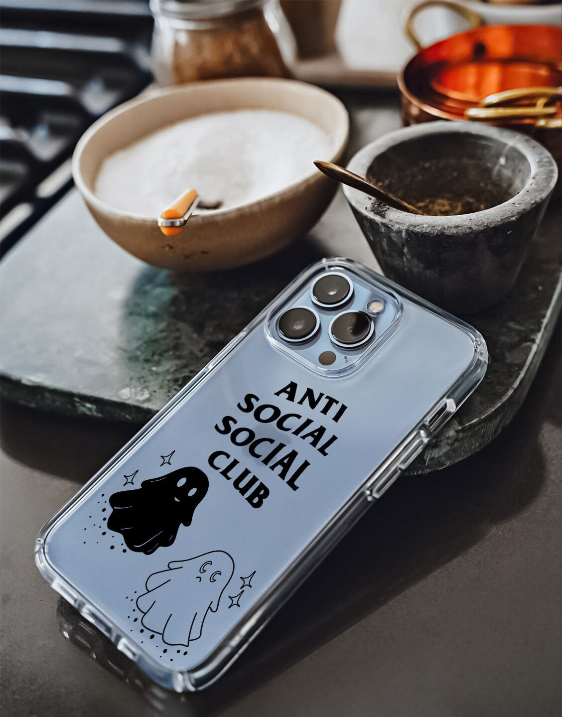 Anti Social Funny iPhone Case - URBANLUSA