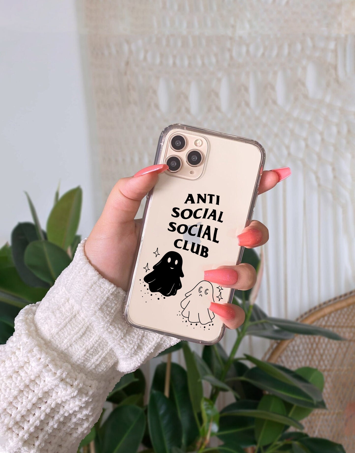 Anti Social Funny iPhone Case - URBANLUSA