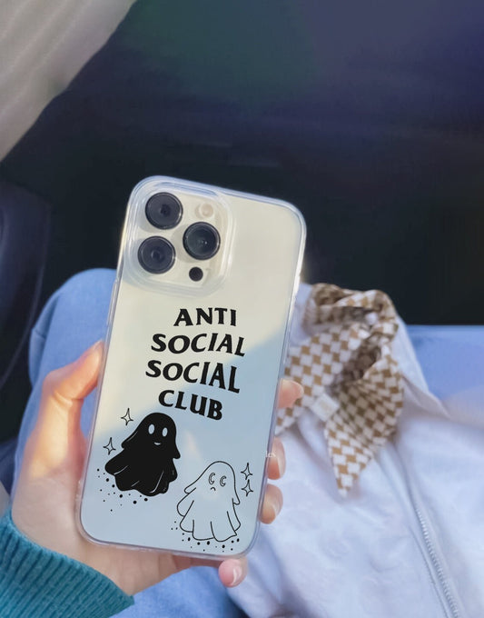 Anti Social Funny iPhone Case - URBANLUSA