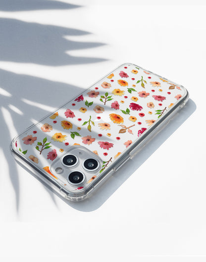 Watercolor Floral Aesthetic Phone Case iPhone / Samsung - URBANLUSA