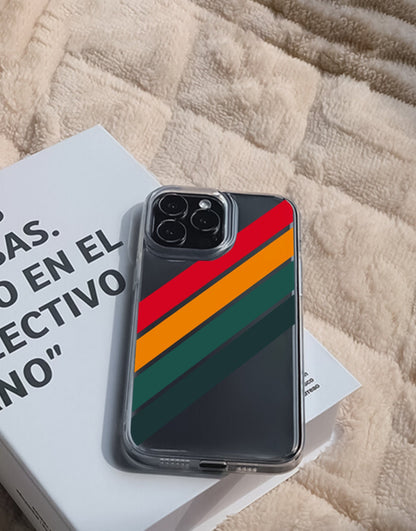 Retro Stripes iPhone Case - URBANLUSA