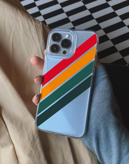 Retro Stripes iPhone Case - URBANLUSA