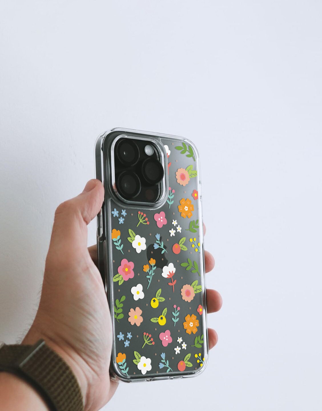 Cute Aesthetic Floral iPhone Case - URBANLUSA