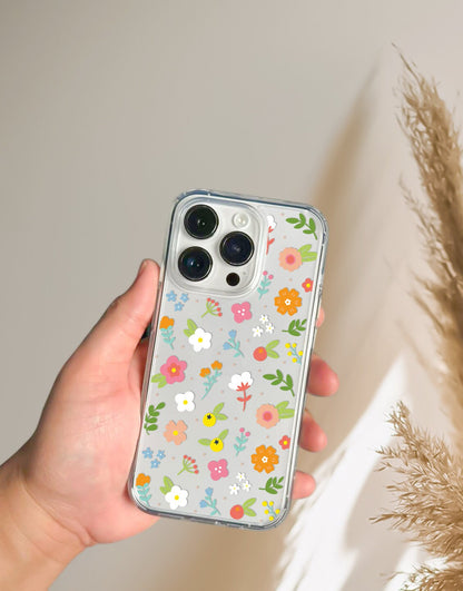 Cute Aesthetic Floral iPhone Case - URBANLUSA