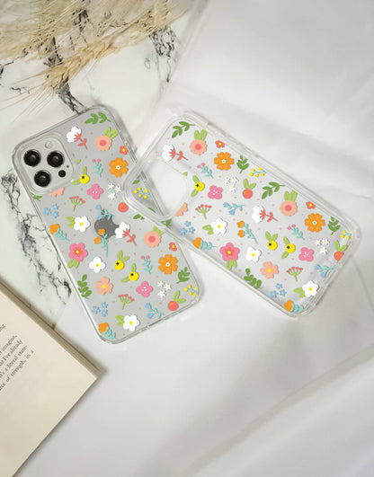 Cute Aesthetic Floral iPhone Case - URBANLUSA