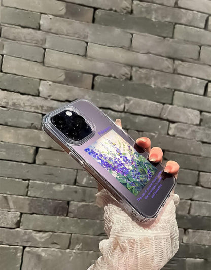 Lavender Floral iPhone Case - URBANLUSA