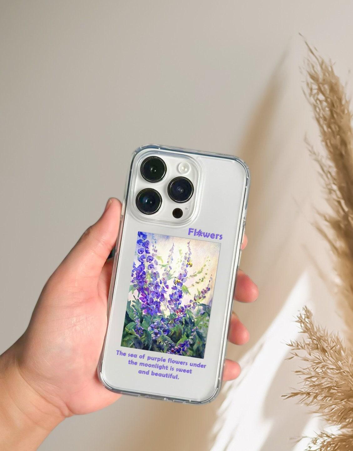 Lavender Floral iPhone Case - URBANLUSA