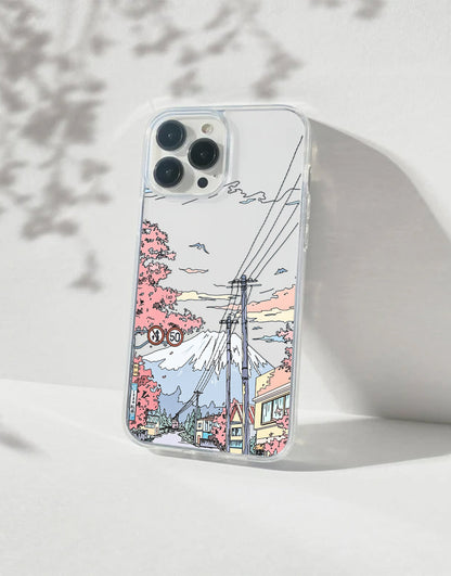 Anime Aesthetic Landscape Japan iPhone Case - URBANLUSA