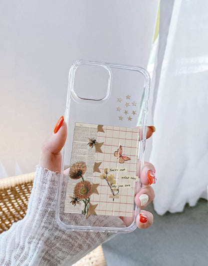 Vintage Paper Abstract Collage iPhone Case - URBANLUSA