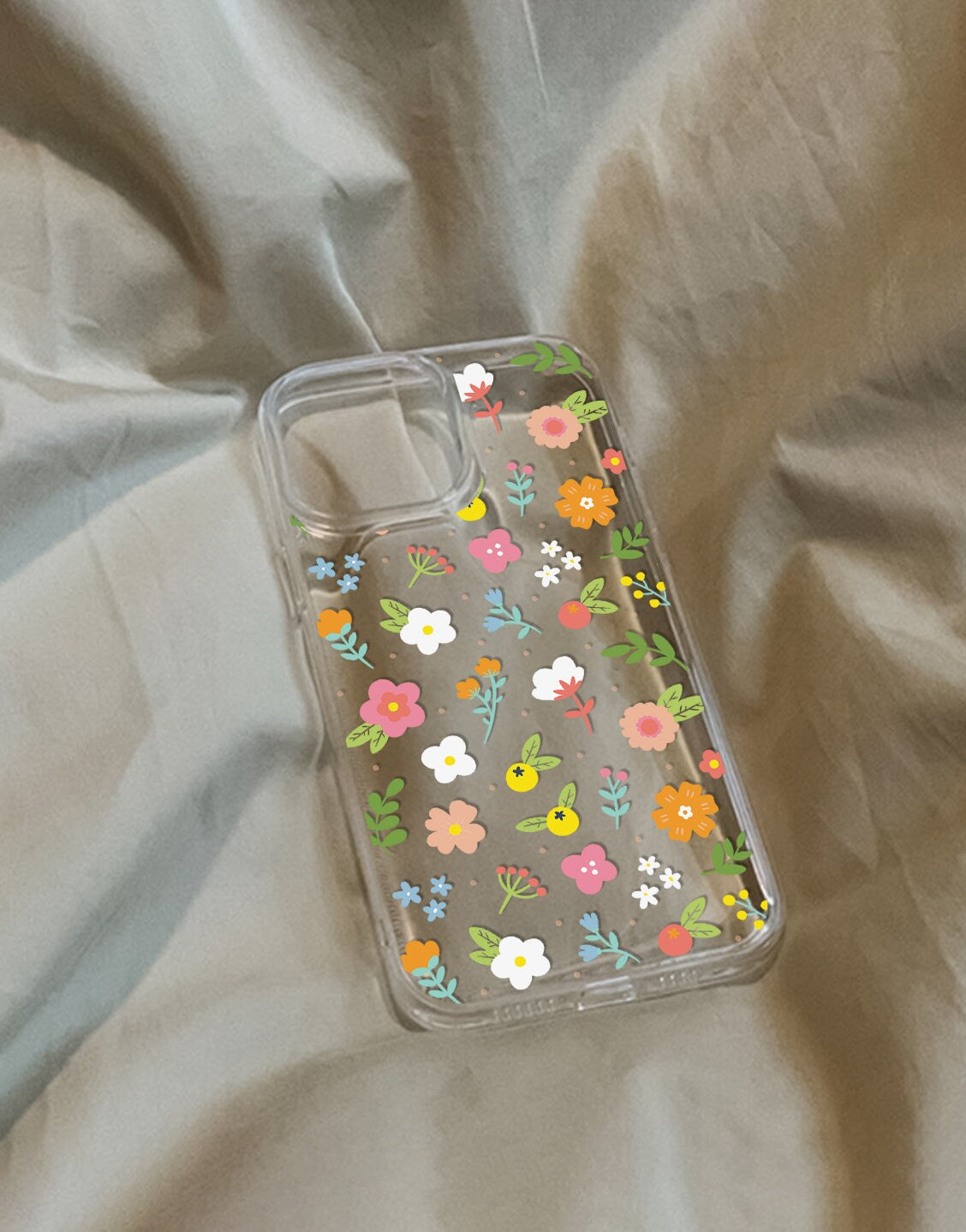 Cute Aesthetic Floral iPhone Case - URBANLUSA