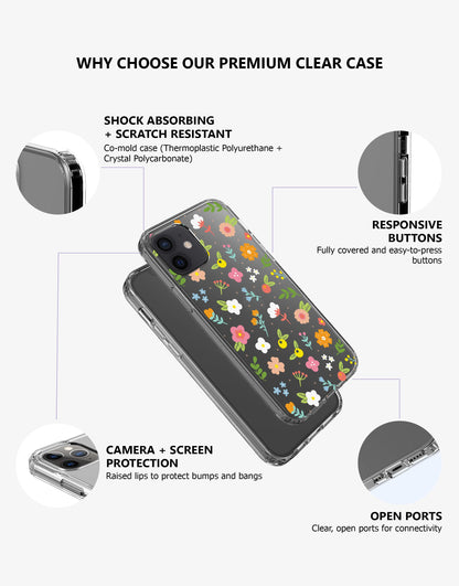 Cute Aesthetic Floral iPhone Case - URBANLUSA