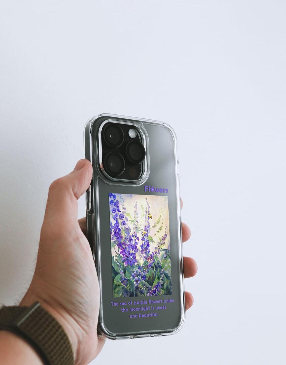 Lavender Floral iPhone Case - URBANLUSA