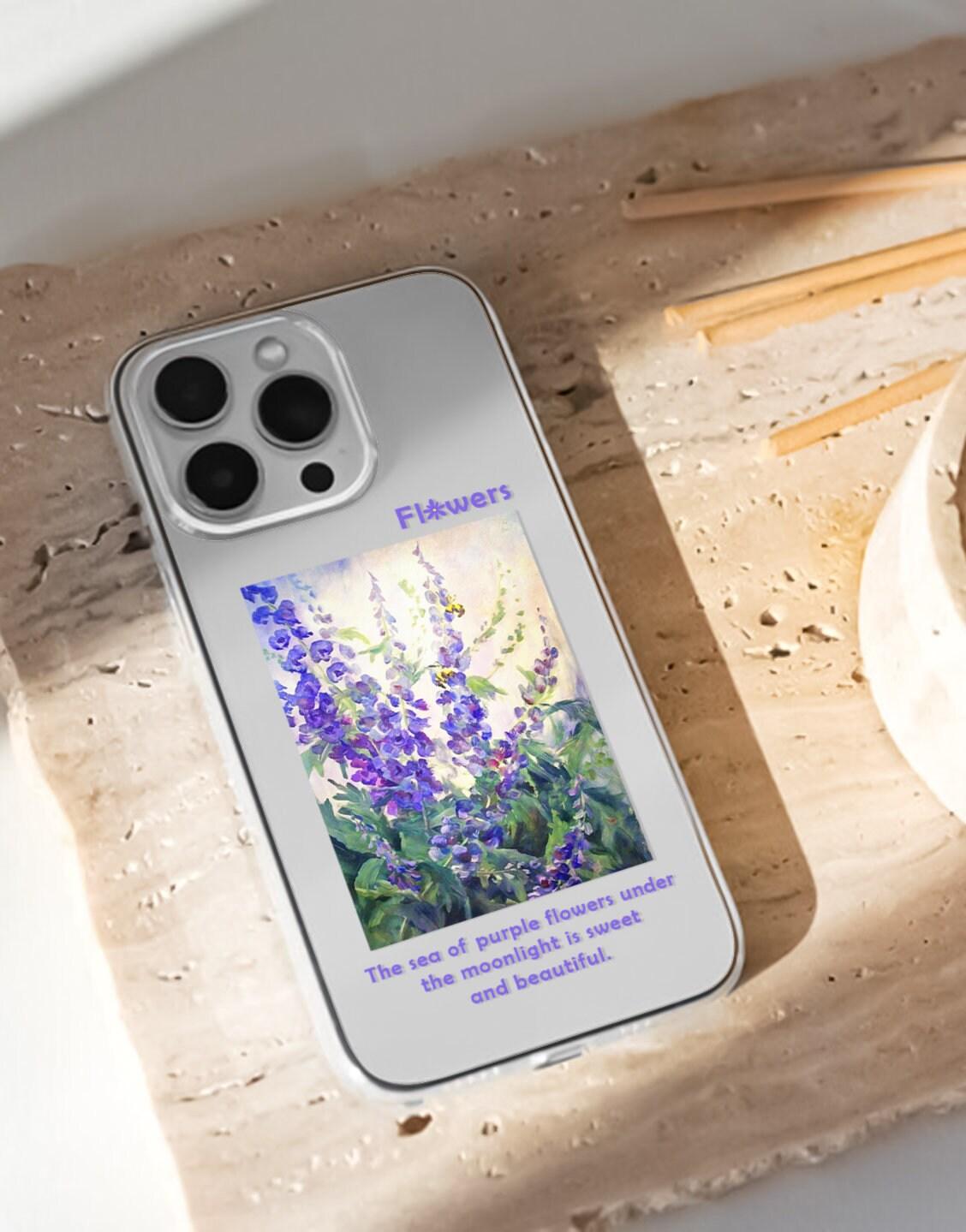 Lavender Floral iPhone Case - URBANLUSA