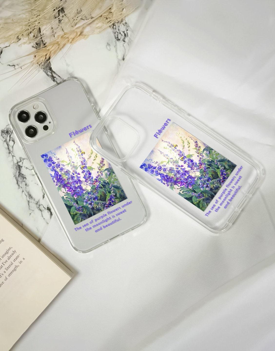 Lavender Floral iPhone Case - URBANLUSA