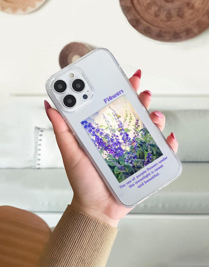 Lavender Floral iPhone Case - URBANLUSA