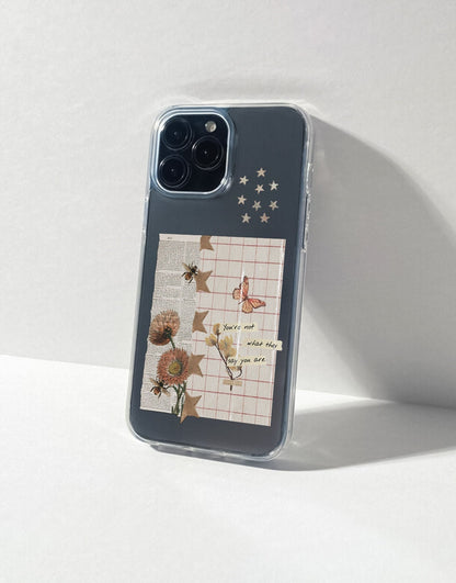 Vintage Paper Abstract Collage iPhone Case - URBANLUSA