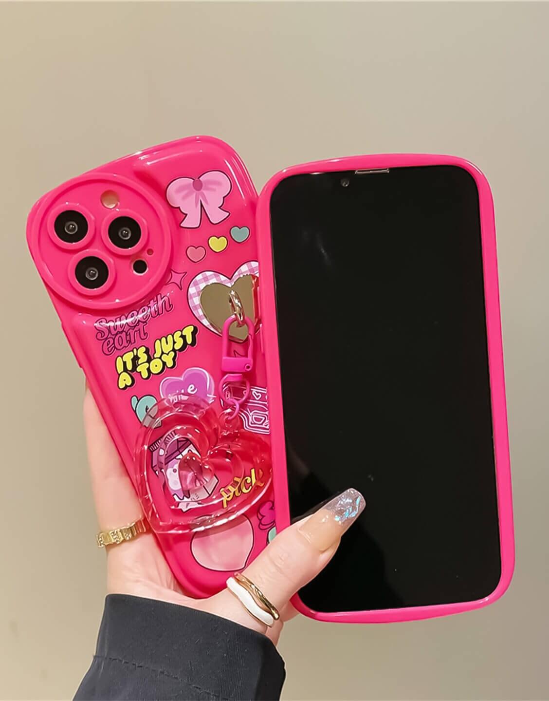 Sweet Kawaii Y2k Pink iPhone Case - URBANLUSA