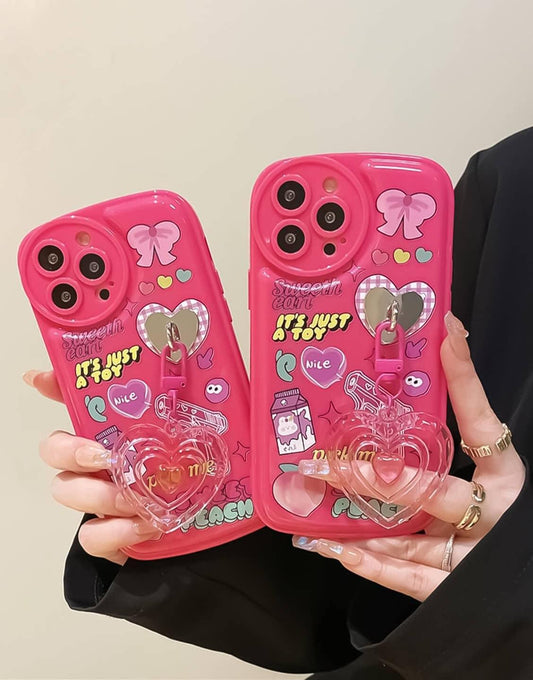 Sweet Kawaii Y2k Pink iPhone Case - URBANLUSA