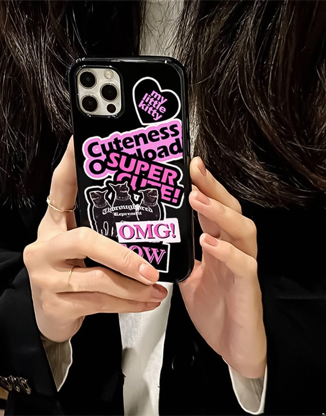 Y2k Cuteness Overload iPhone Case - URBANLUSA