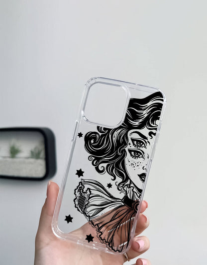 Dark Grunge Gothic Aesthetic iPhone Case - URBANLUSA