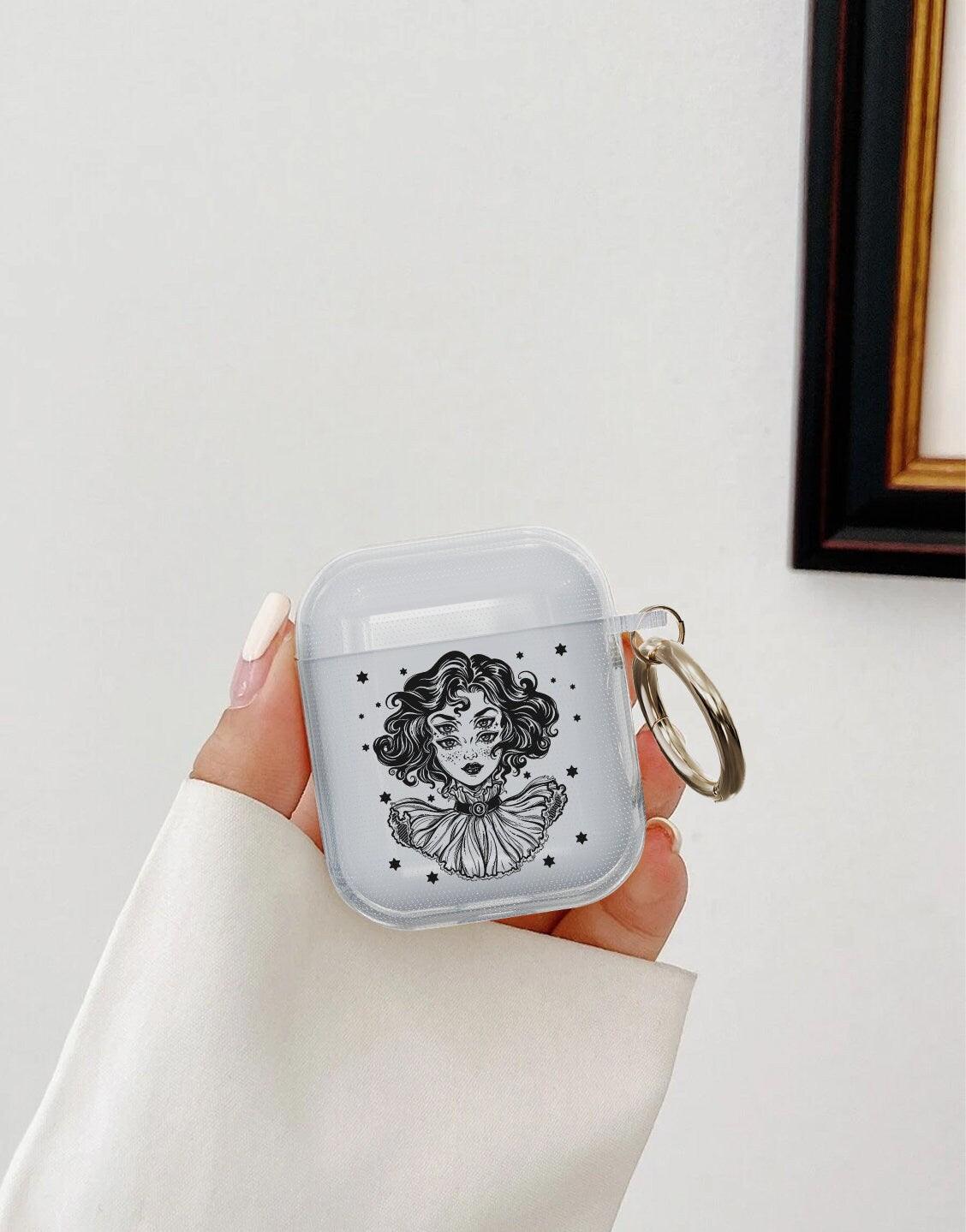 Girl Gothic Aesthetic AirPods Case - URBANLUSA