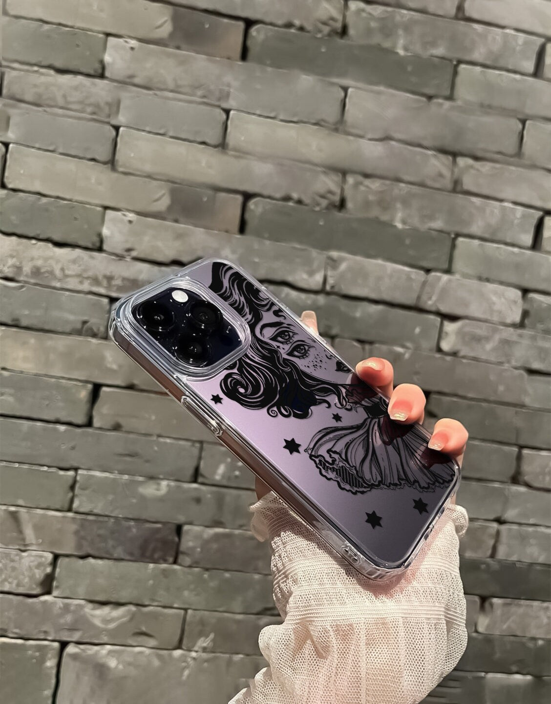 Dark Grunge Gothic Aesthetic iPhone Case - URBANLUSA