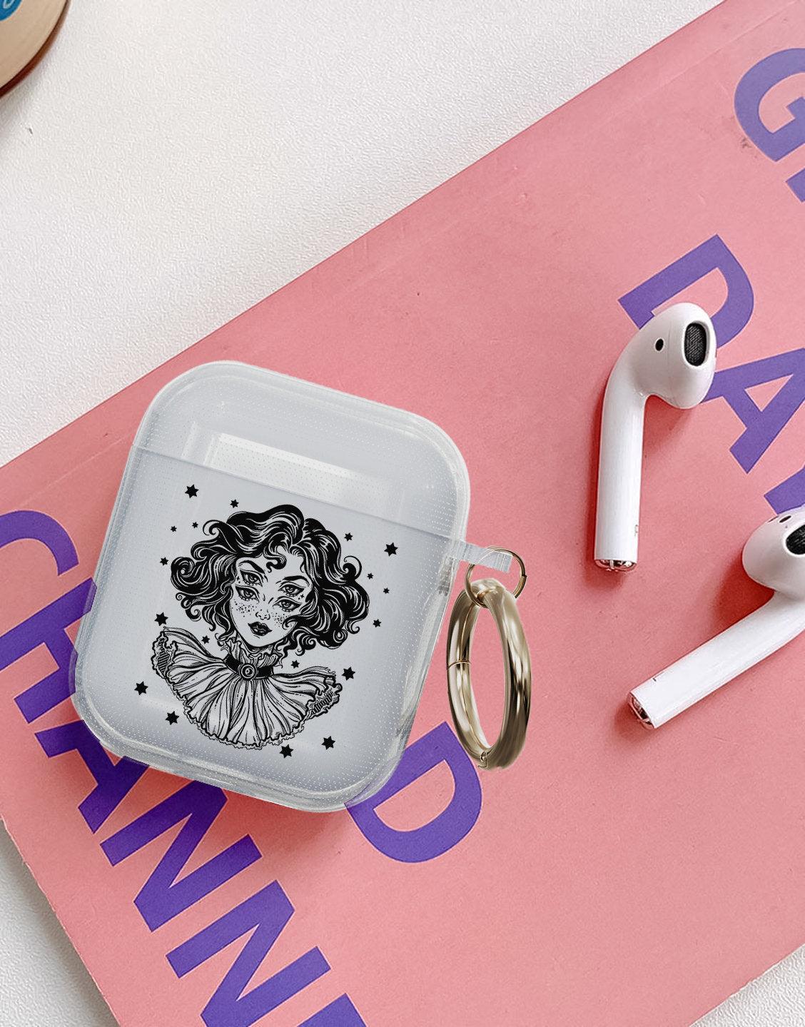 Girl Gothic Aesthetic AirPods Case - URBANLUSA