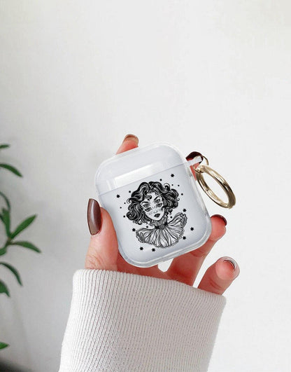 Girl Gothic Aesthetic AirPods Case - URBANLUSA