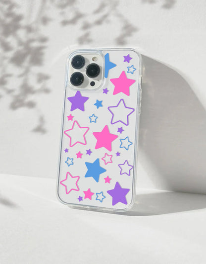 Pink Stars iPhone Case - URBANLUSA