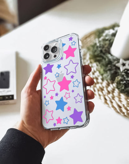 Pink Stars iPhone Case - URBANLUSA