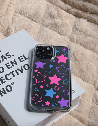 Pink Stars iPhone Case - URBANLUSA