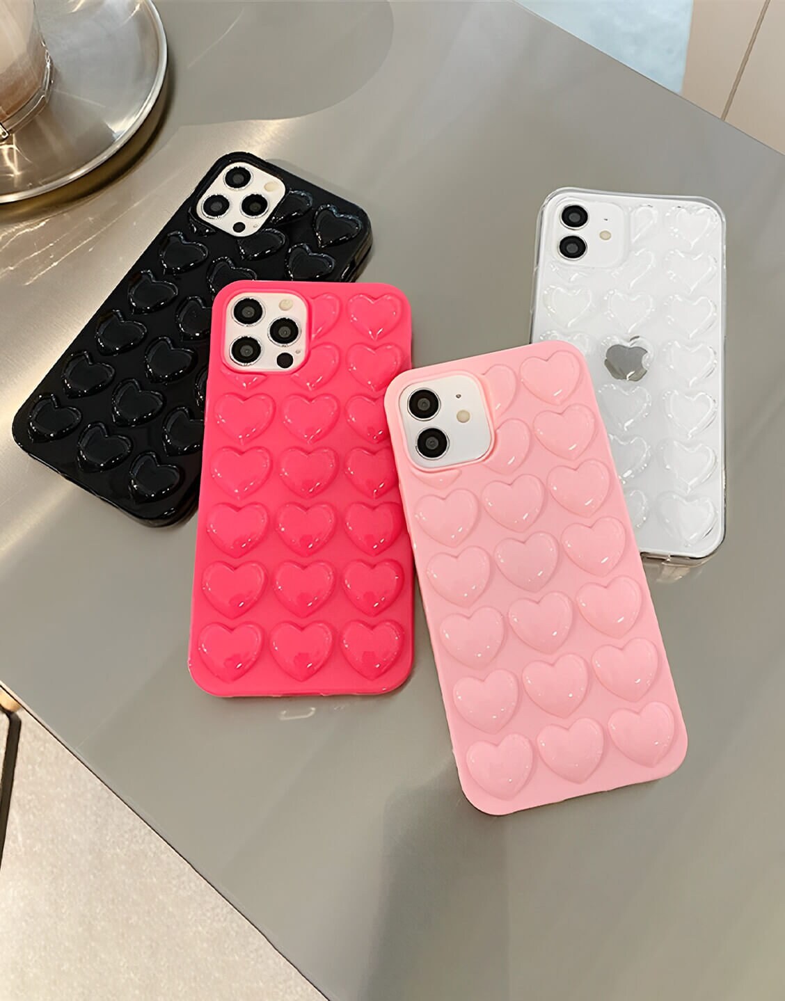 Kawaii Candy Heart iPhone Case - URBANLUSA