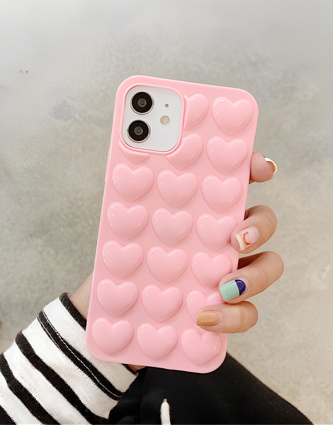 Kawaii Candy Heart iPhone Case - URBANLUSA