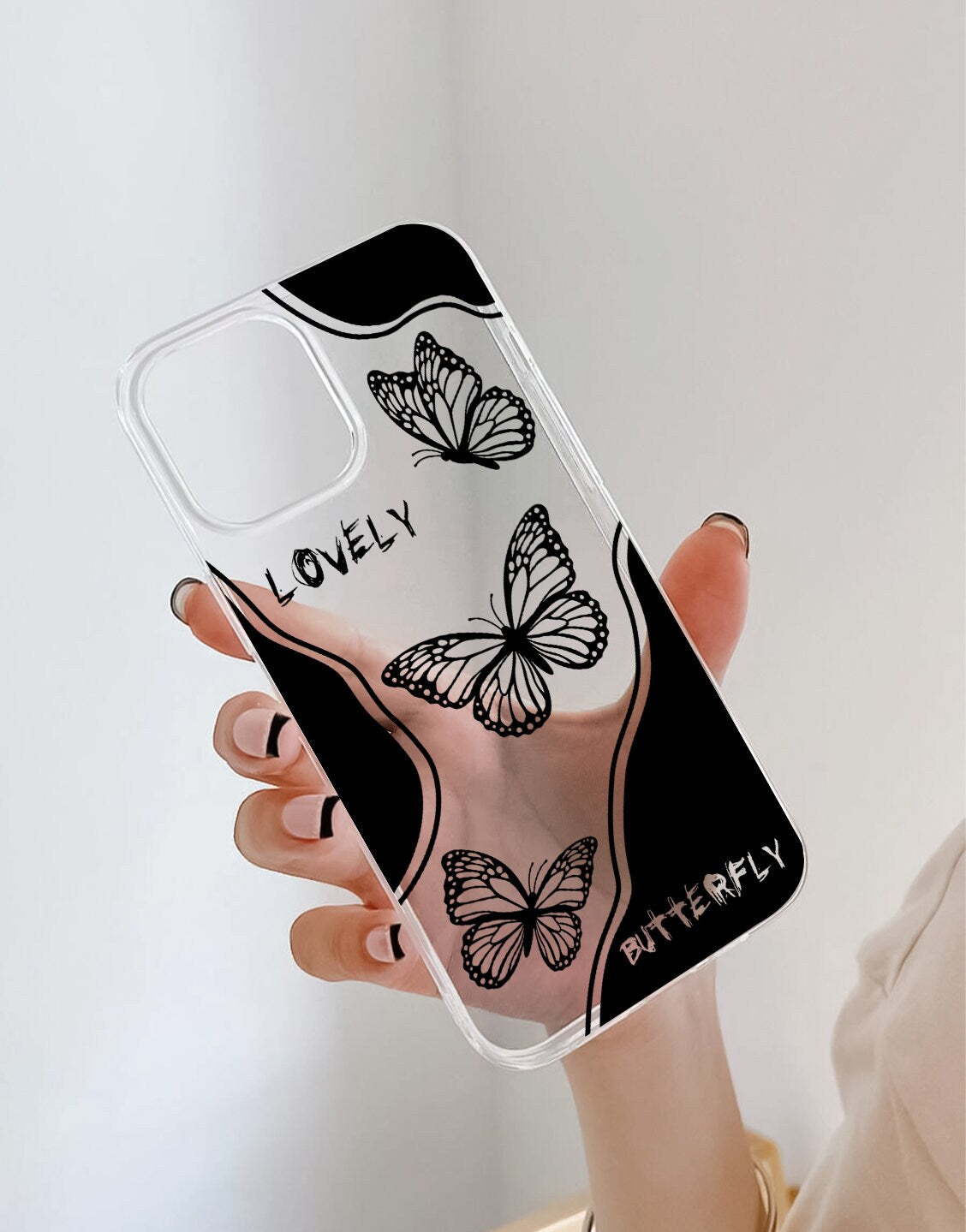 Grunge Butterfly iPhone Case - URBANLUSA