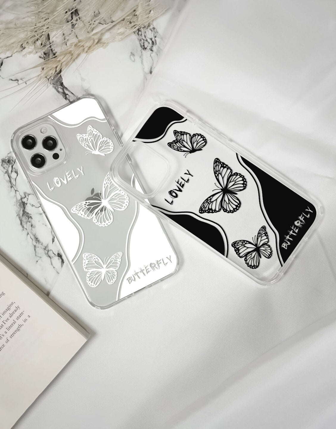 Grunge Butterfly iPhone Case - URBANLUSA